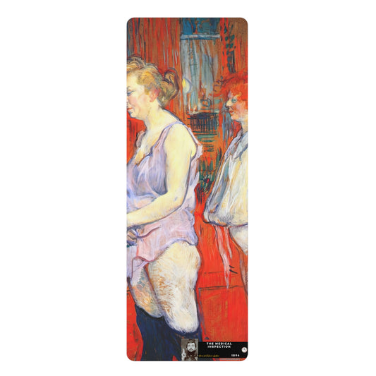 Toulouse-Lautrec, Henri - The Medical Inspection (1894) - Rubber Yoga Mat