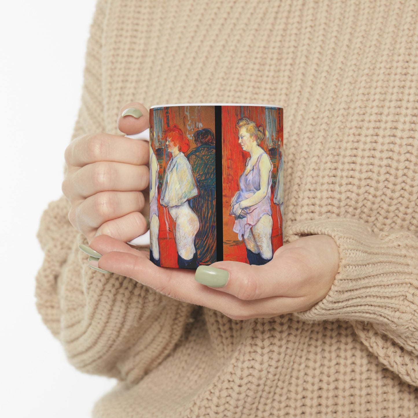 Toulouse-Lautrec, Henri - The Medical Inspection (1894) - Ceramic Mug