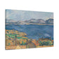 Cézanne, Paul - The Bay of Marseille, Seen from L'Estaque (1885) - Canvas Block, unframed