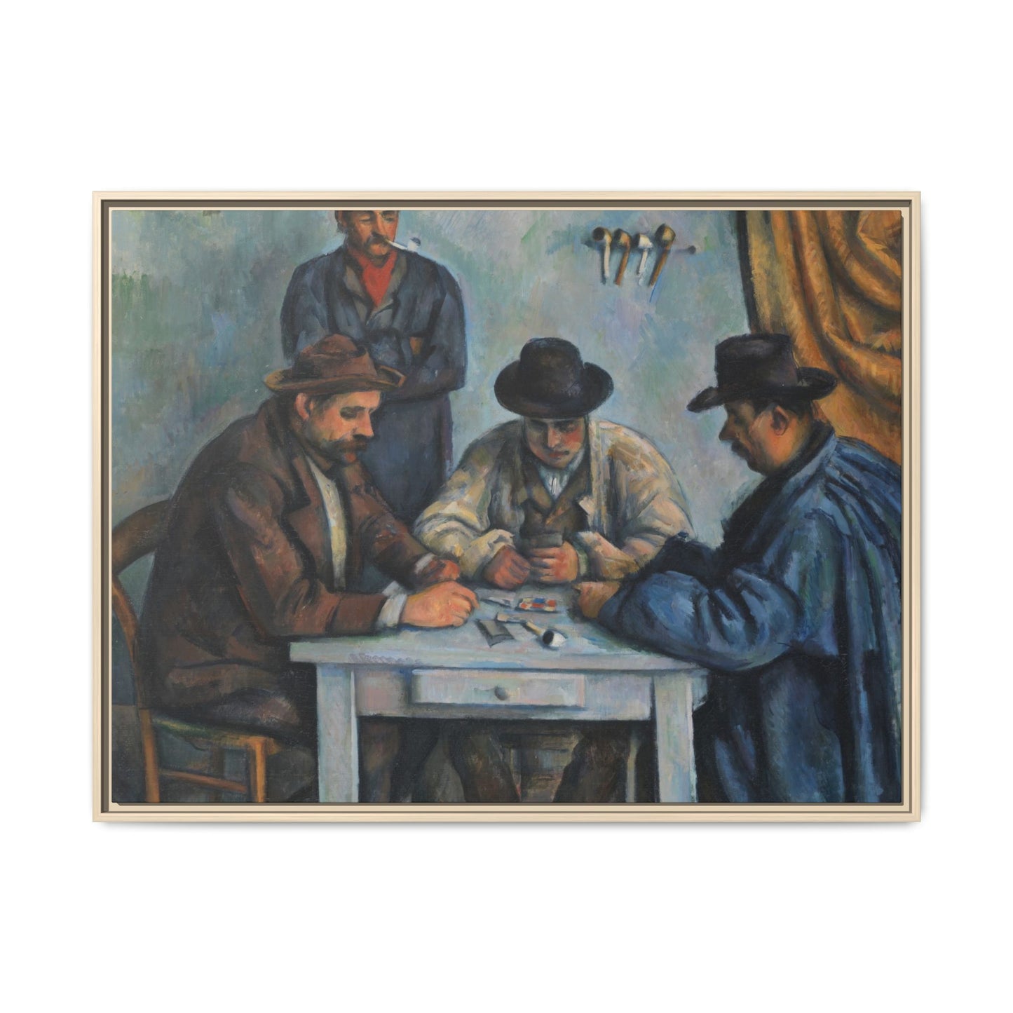 Cézanne, Paul - The Card Players (1892) - Matte Canvas, Framed