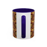 Lion Summer Mandala - Colorful Accent Mugs