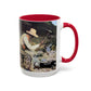 Courbet, Gustave - The Stone Breakers (1850) - Colorful Accent Mugs
