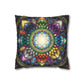 Pacio, Adam - Mystic Jewel Mandala - Suede Square Pillowcase