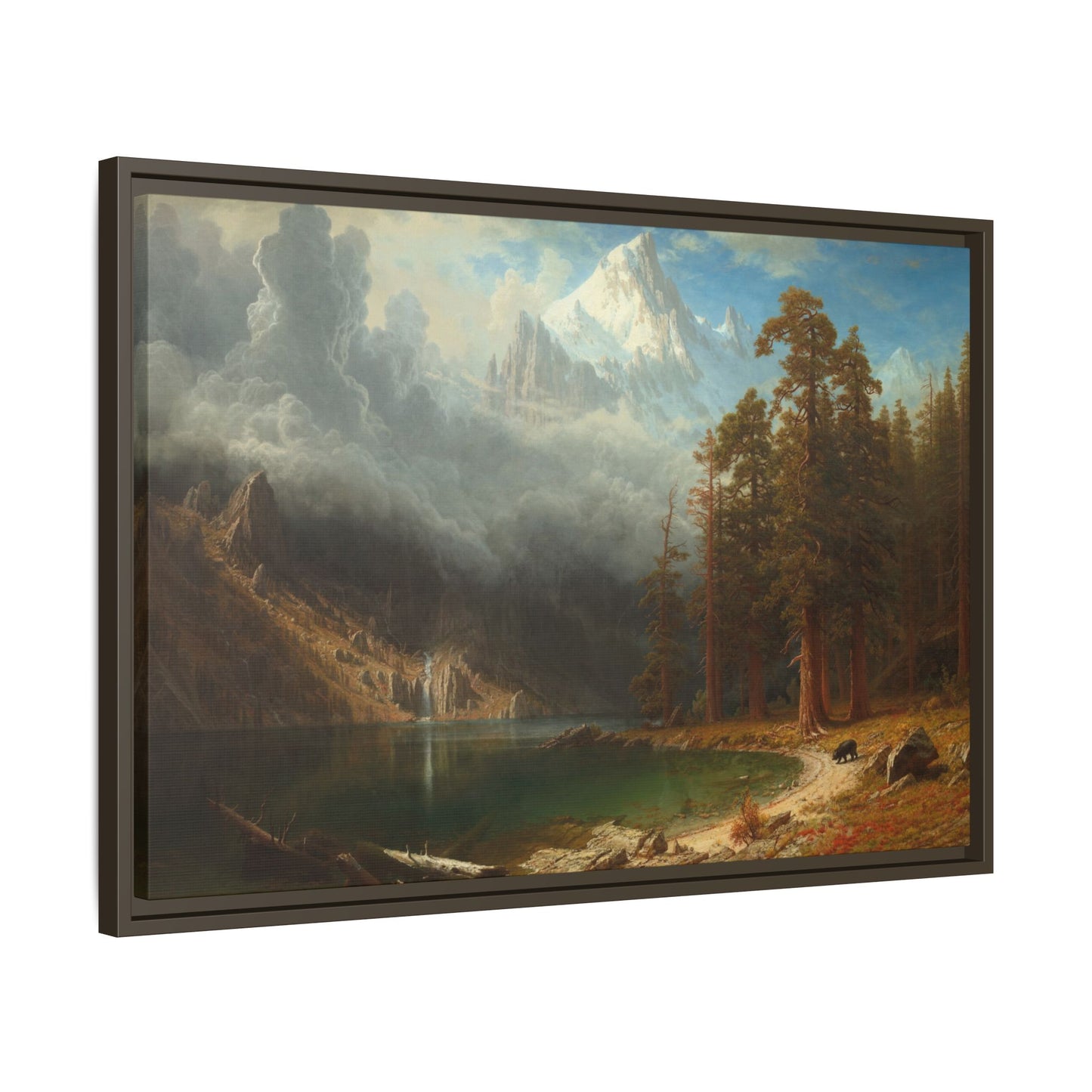 Bierstadt, Albert - Mount Corcoran (1877) - Matte Canvas, Framed