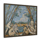 Cézanne, Paul - The Large Bathers (1906) - Matte Canvas, Framed