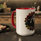 AdamPacio.com - Black Logo - Colorful Accent Mugs