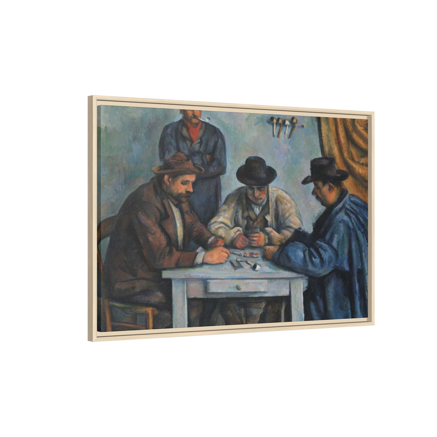 Cézanne, Paul - The Card Players (1892) - Matte Canvas, Framed
