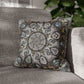 Pacio, Adam - Memento Mori Mandala - Suede Square Pillowcase
