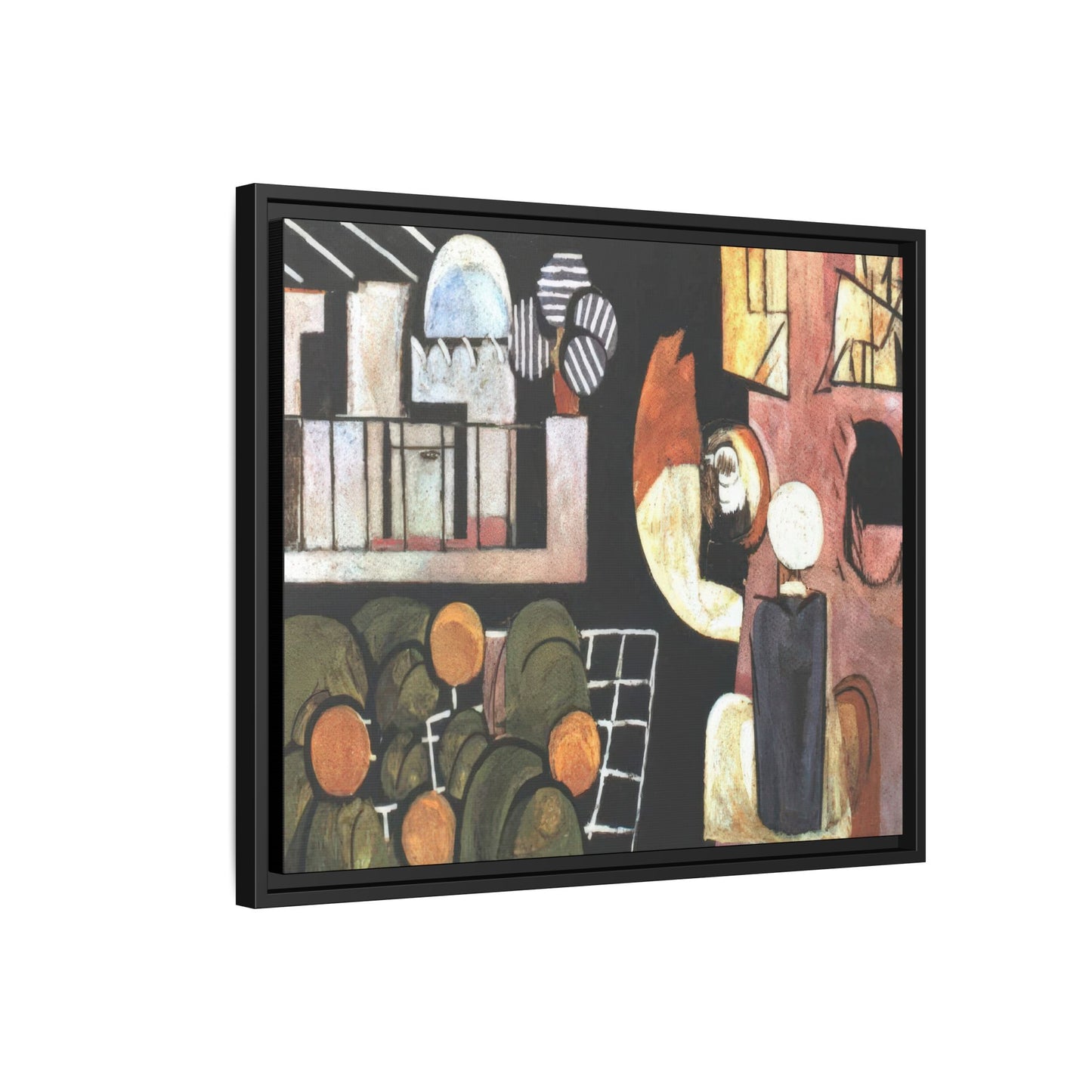 Matisse, Henri - The Moroccans (1916) - Matte Canvas, Framed