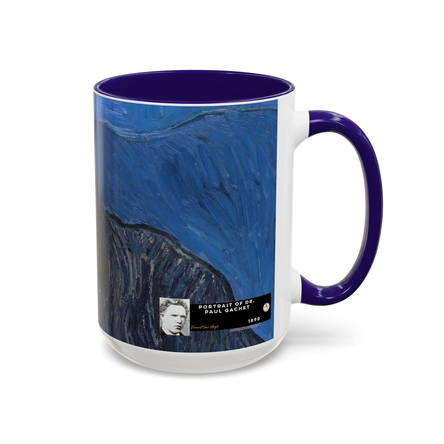 Van Gogh, Vincent - Portrait of Dr. Paul Gachet (1890) - Colorful Accent Mugs
