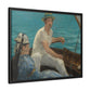 Manet, Édouard - Boating (1874) - Matte Canvas, Framed