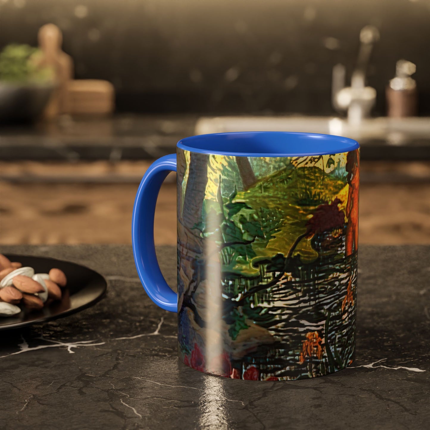 Ranson, Paul - The Lotus Bather (1906) - Colorful Accent Mugs