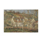 Pissarro, Camille - Red Roofs, Corner of a Village in Winter (1877) - Canvas Block, unframed
