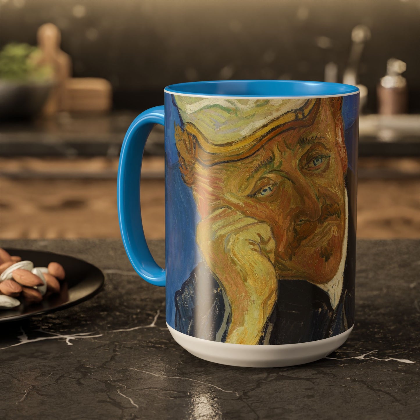 Van Gogh, Vincent - Portrait of Dr. Paul Gachet (1890) - Colorful Accent Mugs