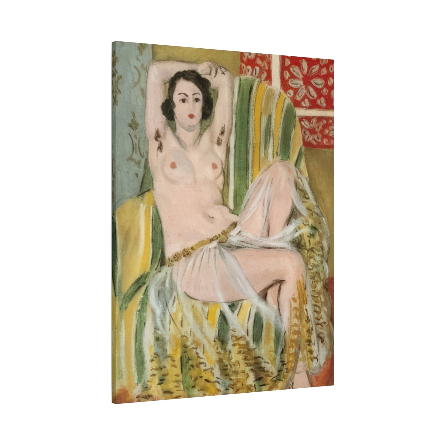 Matisse, Henri - Odalisque with Raised Arms (1923) - Canvas Block, unframed
