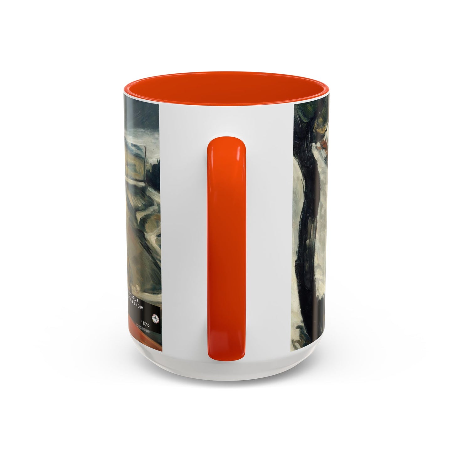 Cézanne, Paul - A Modern Olympia (1874) - Colorful Accent Mugs