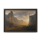 Bierstadt, Albert - Looking Down Yosemite Valley (1865) - Matte Canvas, Framed