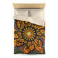 Pacio, Adam - Monarch Butterfly Mandala - Microfiber Duvet Cover
