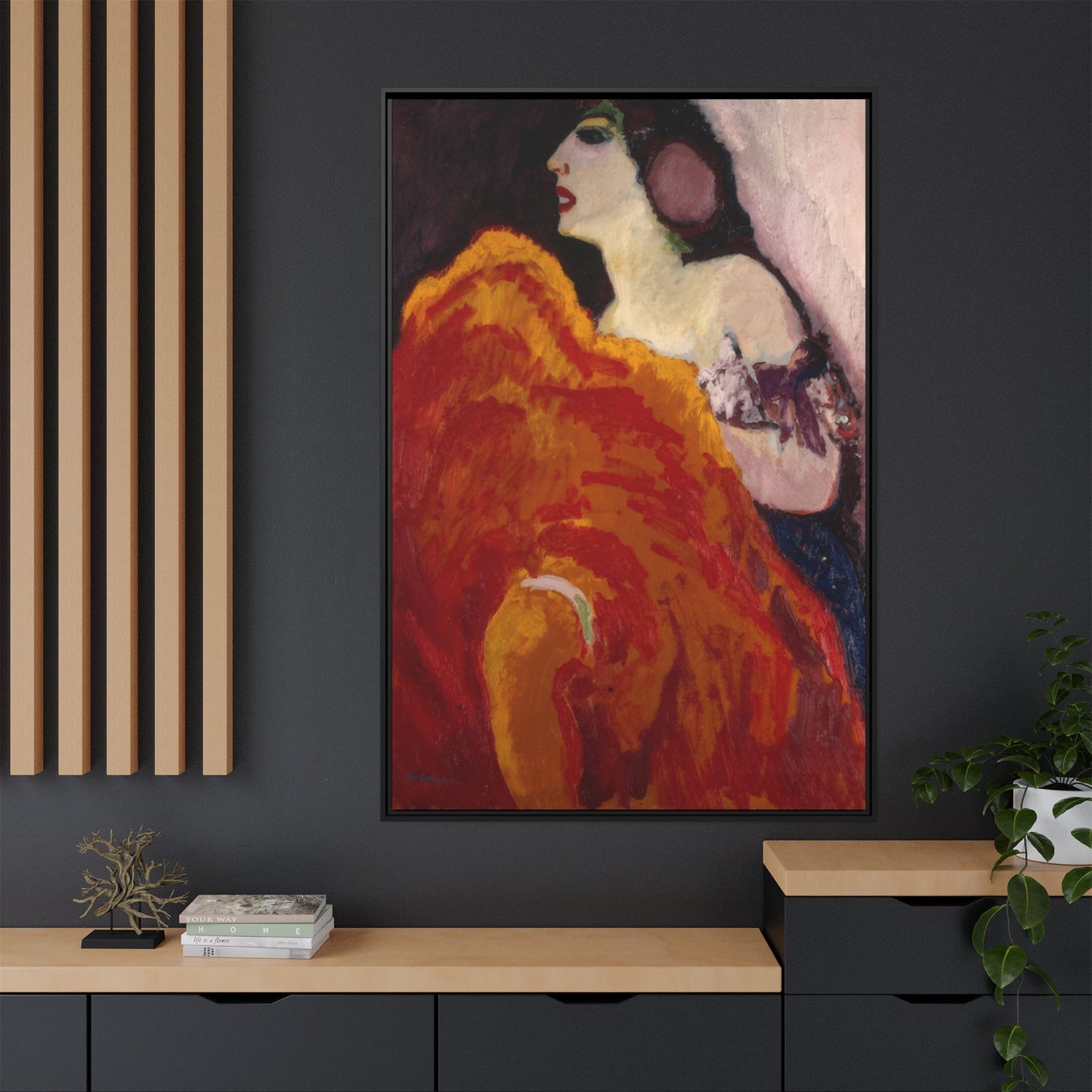 Van Dongen, Kees - The Red Dancer (1907) - Matte Canvas, Framed
