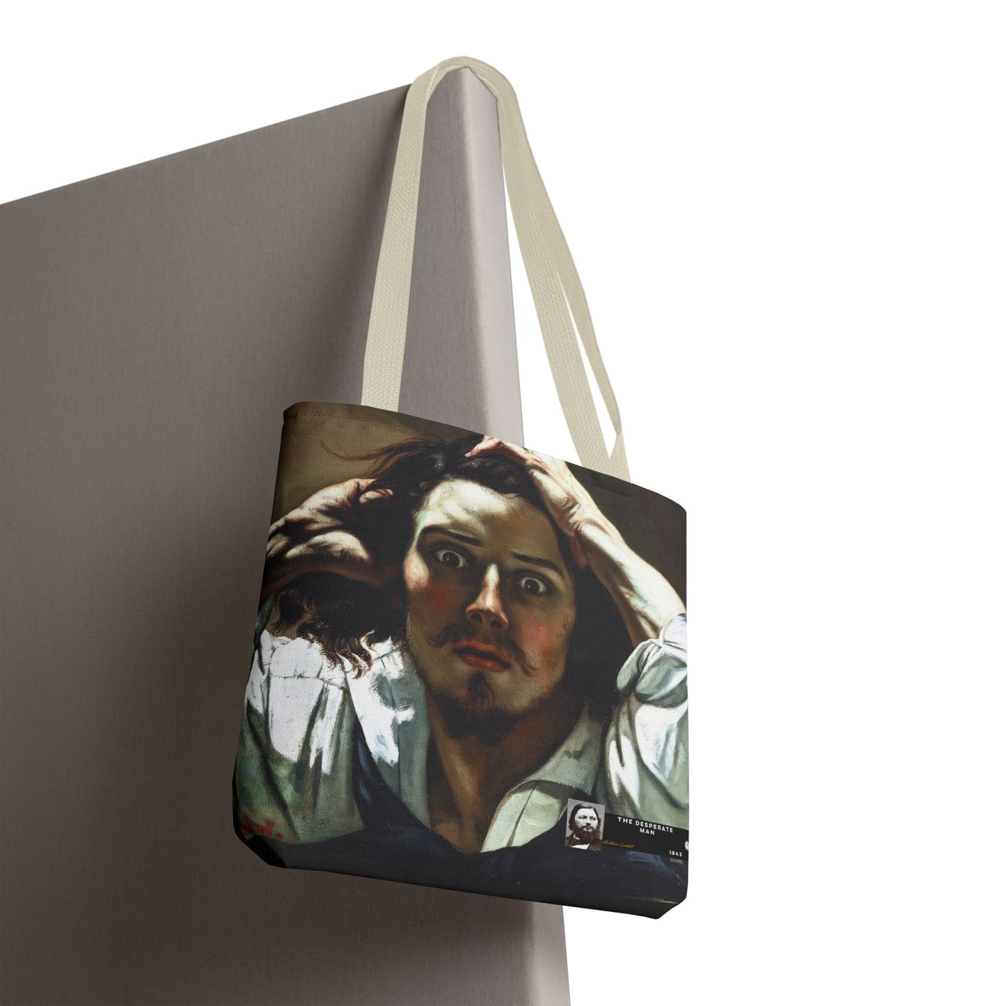 Courbet, Gustave - The Desperate Man (1843) - Tote Bag