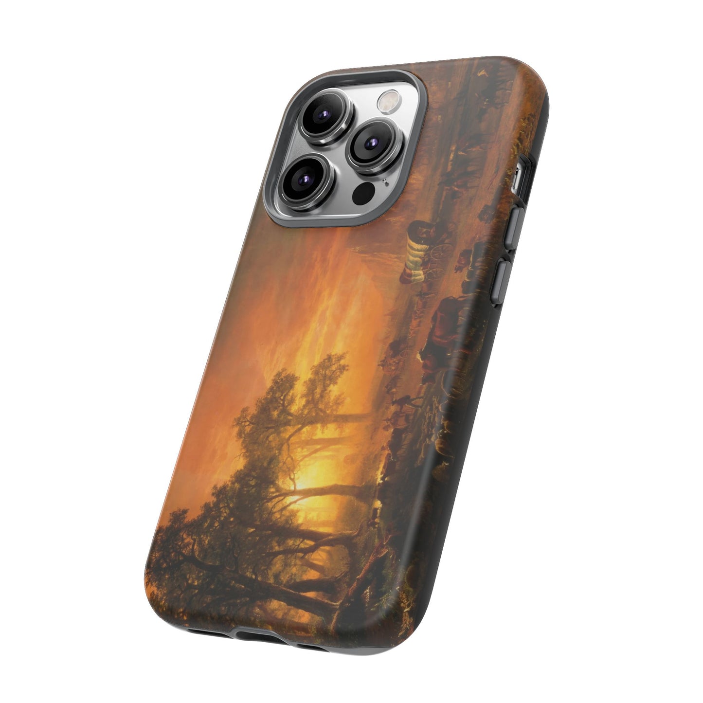Bierstadt, Albert - Emigrants Crossing the Plains (1867) - Tough Phone Cases
