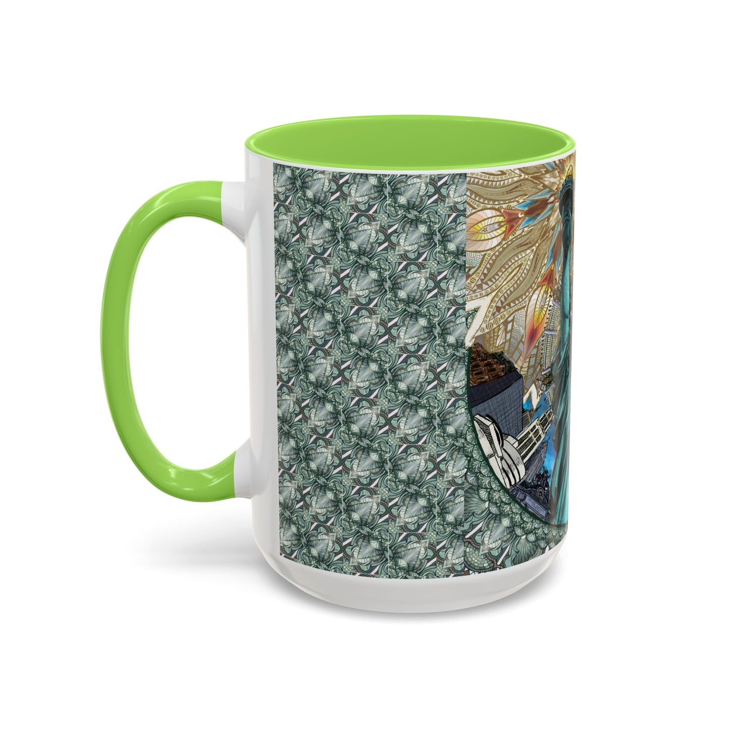 Pacio, Adam - Liberty Mandala - Colorful Accent Mugs
