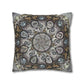 Pacio, Adam - Memento Mori Mandala - Suede Square Pillowcase