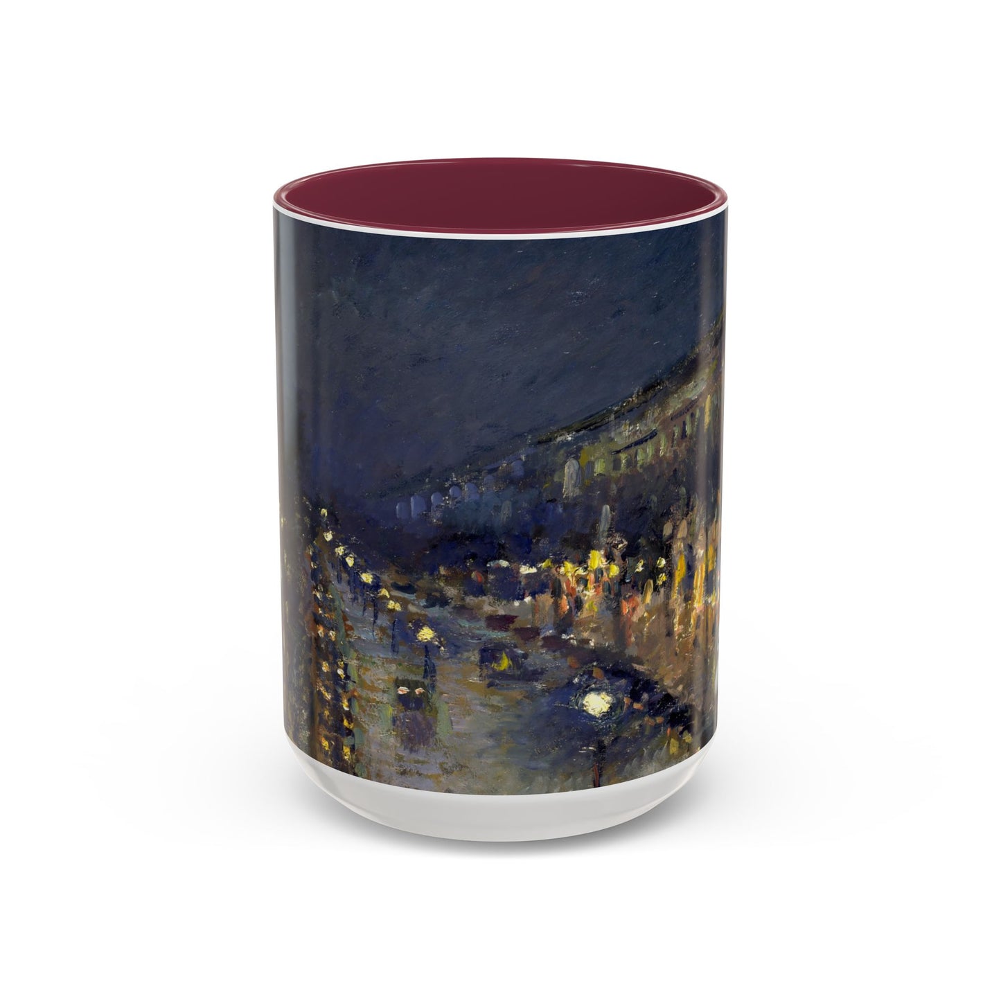 Pissarro, Camille - The Boulevard Montmartre At Night (1897) - Colorful Accent Mugs