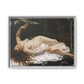 Courbet, Gustave - Woman with a Parrot (1866) - Matte Canvas, Framed