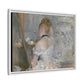 Morisot, Berthe - Woman at Her Toilette (1880) - Matte Canvas, Framed
