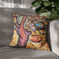 Braque, Georges - Olive Tree near L'Estaque (1906) - Suede Square Pillowcase