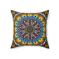 Pacio, Adam - Emerald Arrows Mandala - Suede Square Pillow