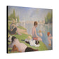 Seurat, Georges - Bathers at Asnières (1884) - Canvas Block, unframed