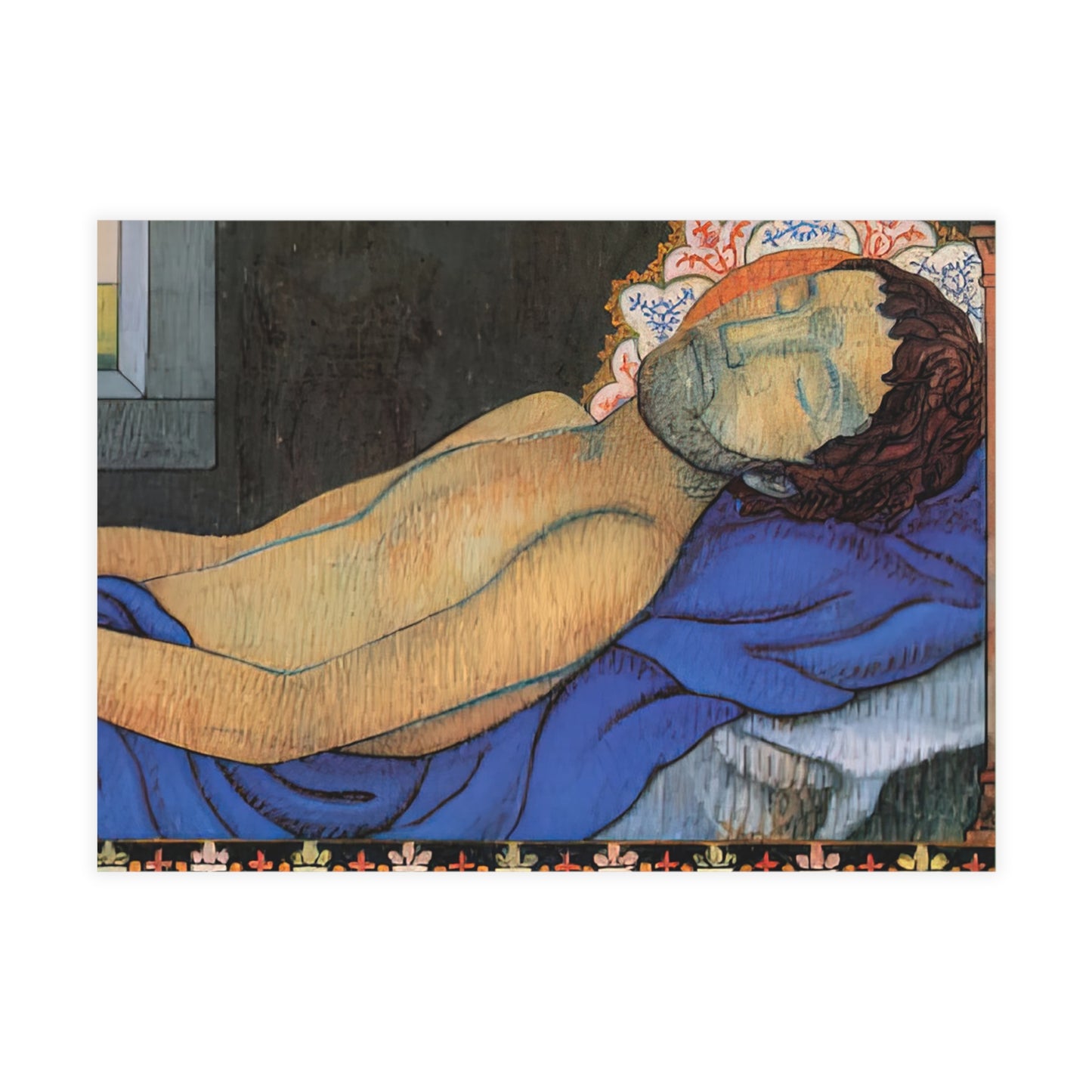 Filiger, Charles - The Recumbent Christ (1895) - Postcard Bundles with Envelopes Included