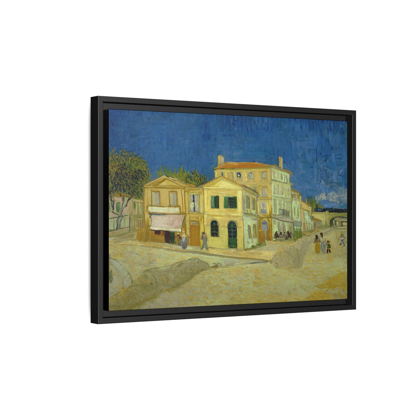 Van Gogh, Vincent - The Yellow House (1888) - Matte Canvas, Framed