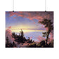 Church, Frederic Edwin - Above the Clouds at Sunrise  (1849) - Satin Posters