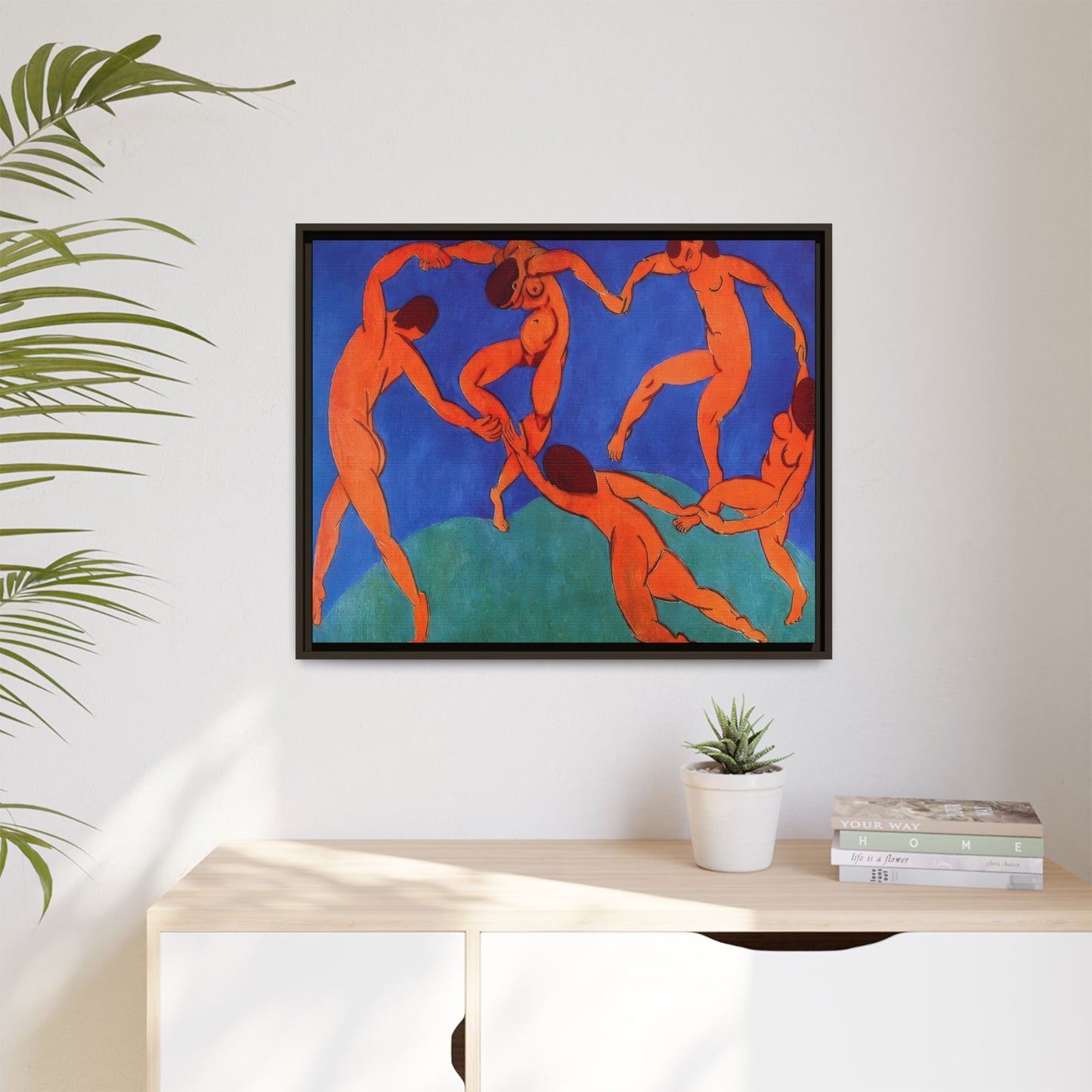 Matisse, Henri - Dance (II) (1910) - Matte Canvas, Framed