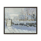 Monet, Claude - The Magpie (1868) - Matte Canvas, Framed