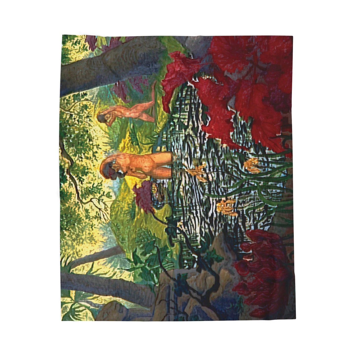 Ranson, Paul - The Lotus Bather (1906) - Velveteen Plush Blanket