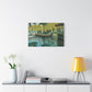 Monet, Claude - La Grenouillere (1869) - Canvas Block, unframed