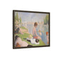 Seurat, Georges - Bathers at Asnières (1884) - Matte Canvas, Framed