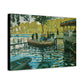 Monet, Claude - La Grenouillere (1869) - Canvas Block, unframed
