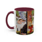 Cézanne, Paul - A Modern Olympia (1874) - Colorful Accent Mugs