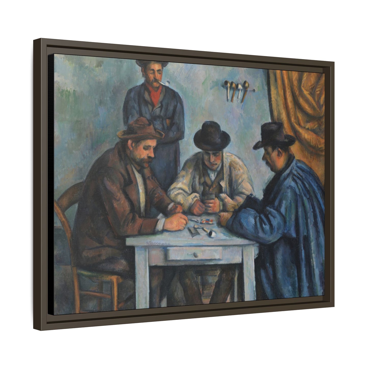 Cézanne, Paul - The Card Players (1892) - Matte Canvas, Framed