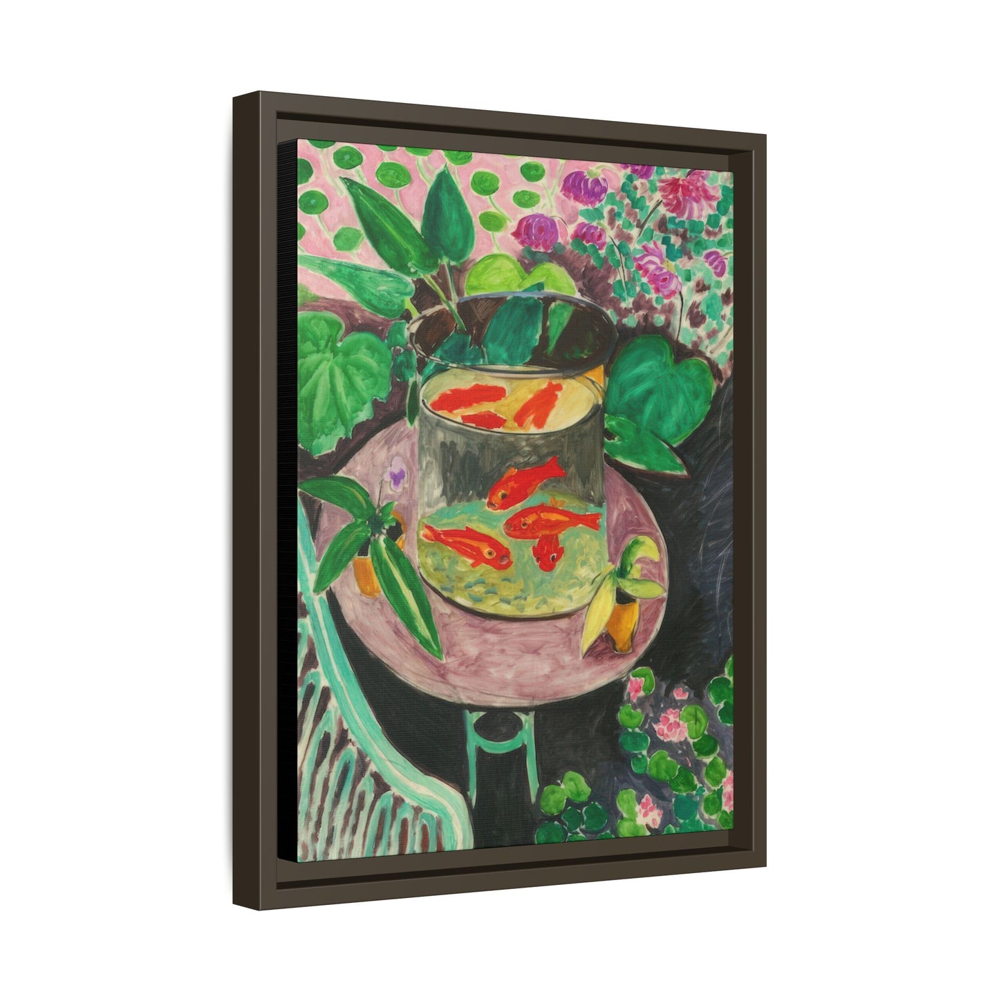 Matisse, Henri - The Goldfish (1912) - Matte Canvas, Framed