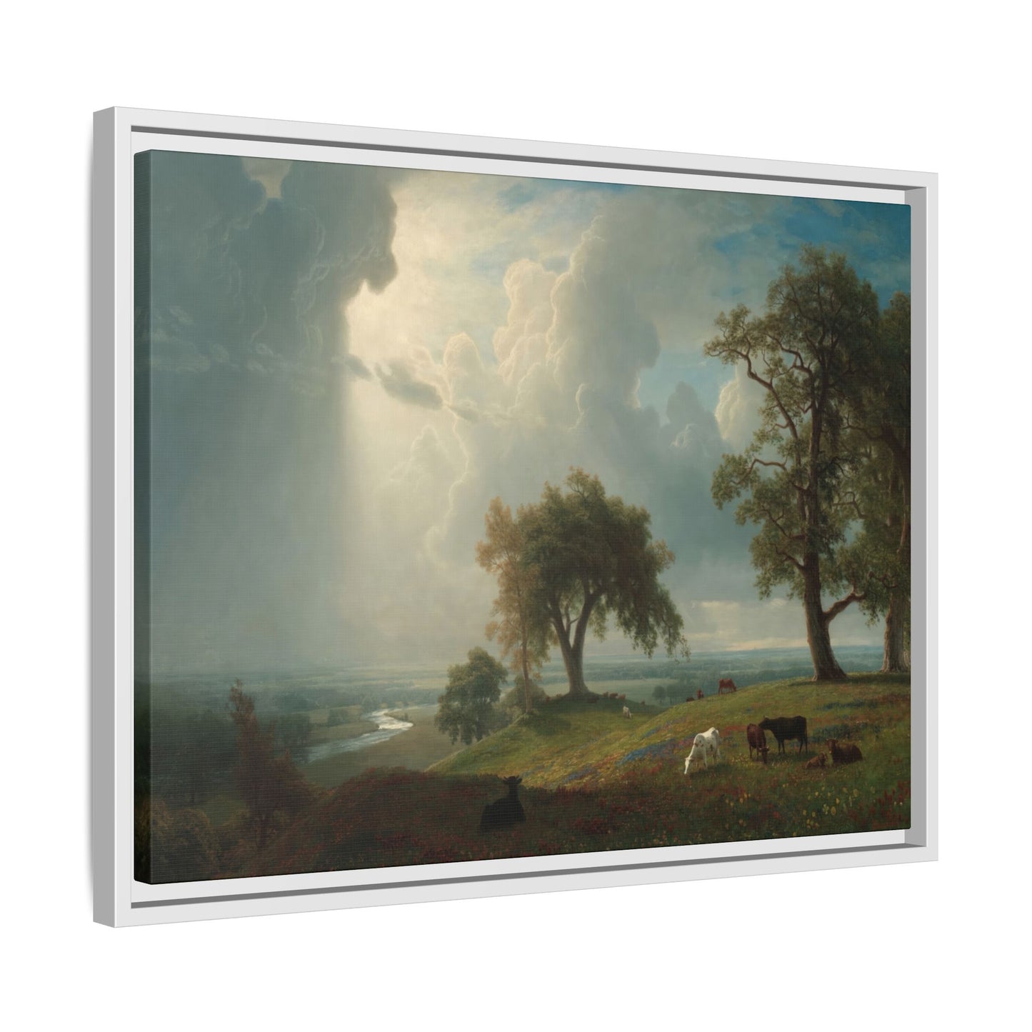 Bierstadt, Albert - California Spring (1875) - Matte Canvas, Framed