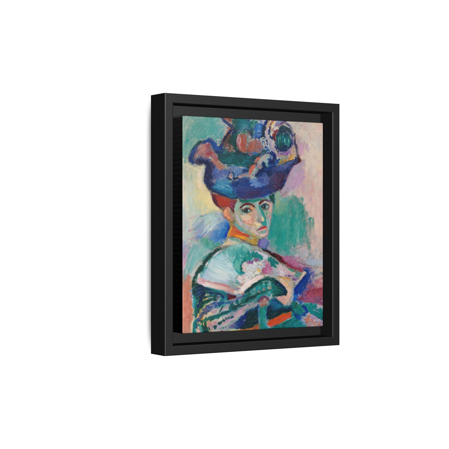 Matisse, Henri - Woman with a Hat (1905) - Matte Canvas, Framed