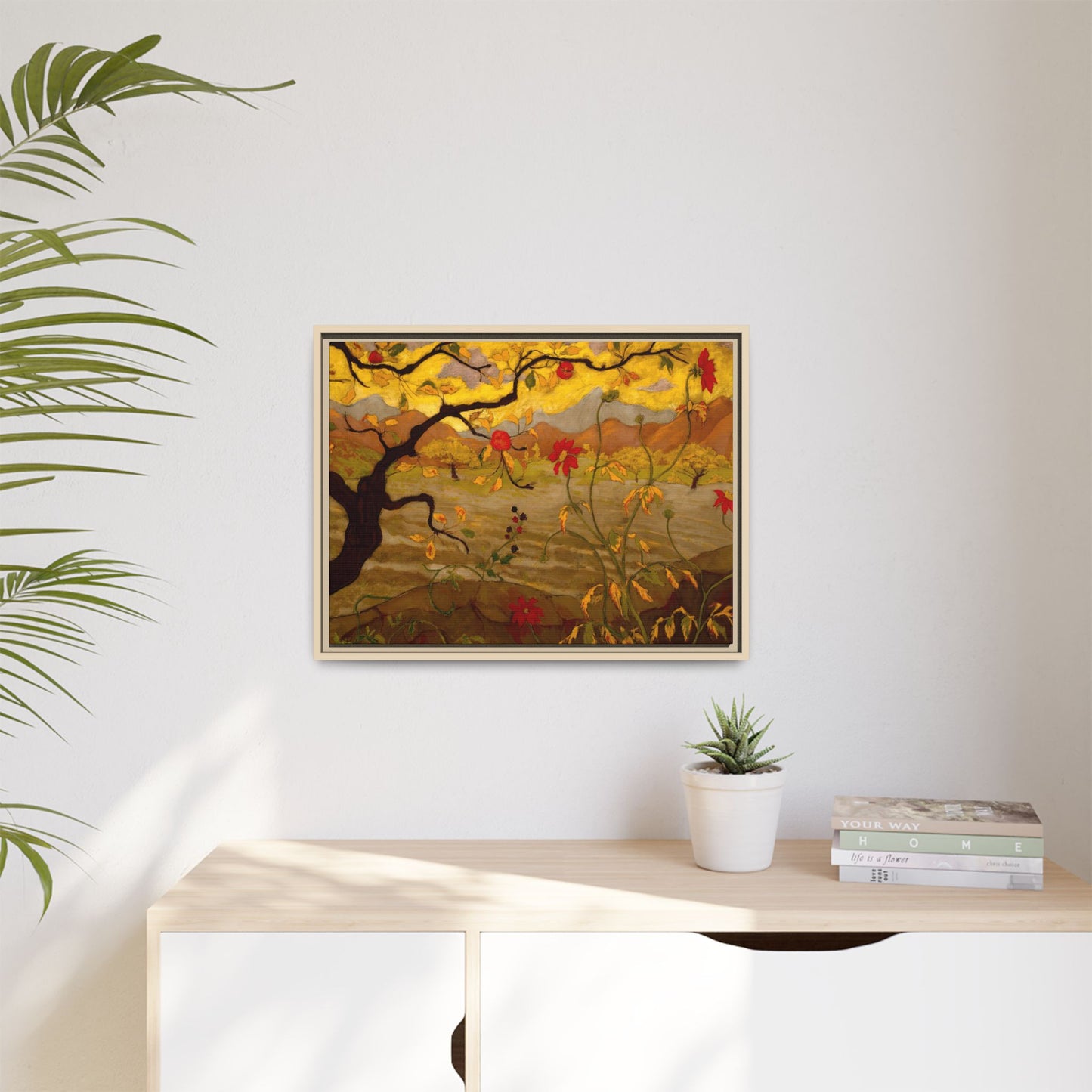 Ranson, Paul - Apple Tree with Red Fruit (1902) - Matte Canvas, Framed