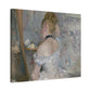 Morisot, Berthe - Woman at Her Toilette (1880) - Canvas Block, unframed