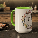 AdamPacio.com - White Logo - Colorful Accent Mugs